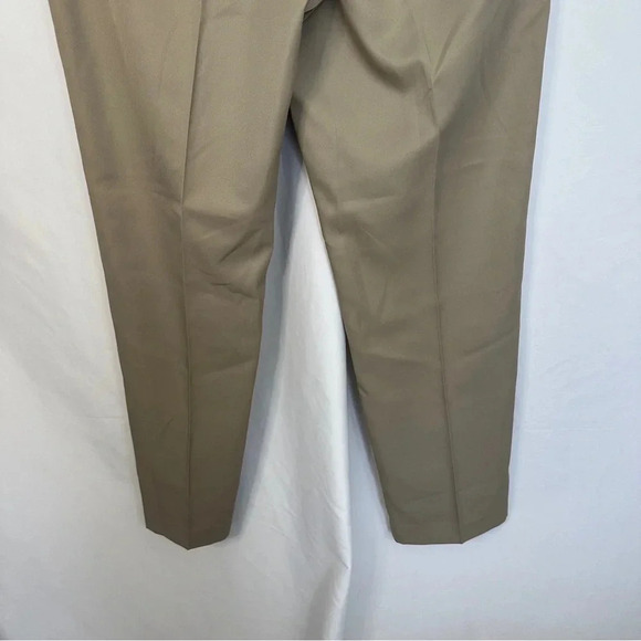 NWT Perry Ellis Portfolio Mens Pants 38x32 Khaki Folio Flex Comfort Waistband - Picture 7 of 14
